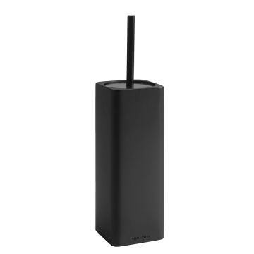 Khana - Wall mounted toilet brush holder - Black